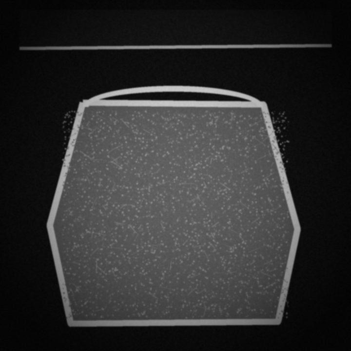 CBCT cross-section of the jaw at the implant site